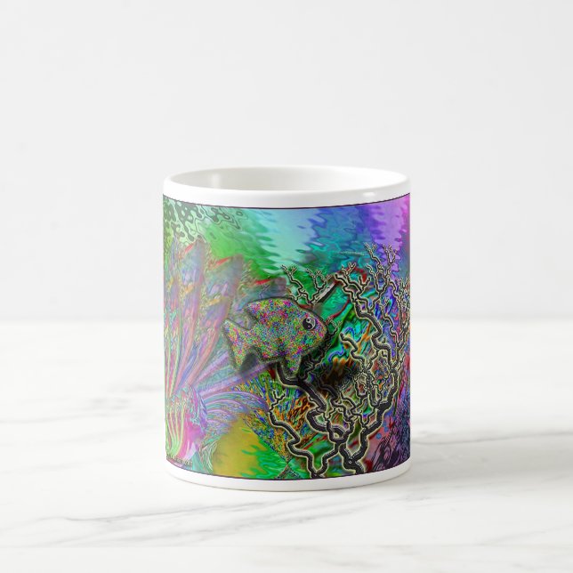 Fish in a Coral Reef - Fantasy Coffee Mug (Center)