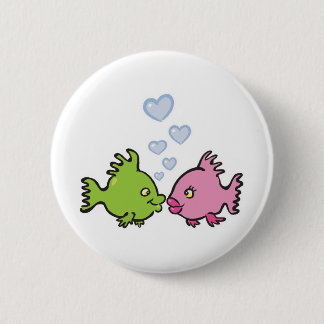 fish in love valentine button