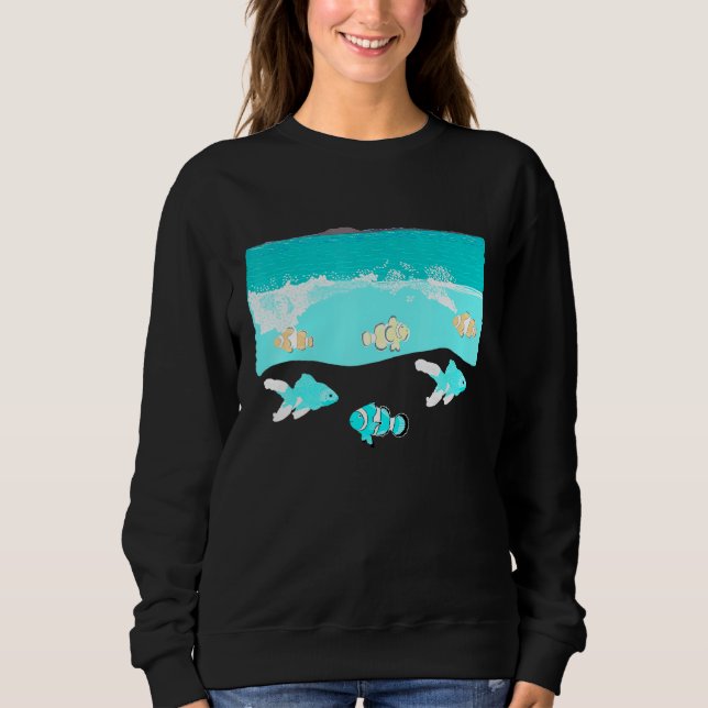 Fish In Ocean Sweatshirt (Front)