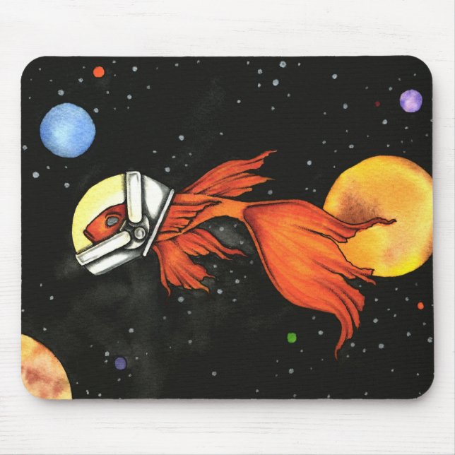 Fish In Space! Mousepad (Front)