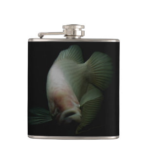 Fish in Tank Portrait Flask