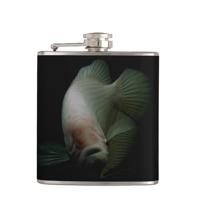Fish in Tank Portrait Flask (Front)