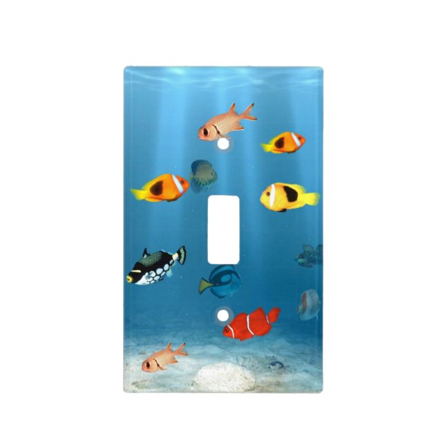Fish In The Ocean Light Switch Cover (Front)