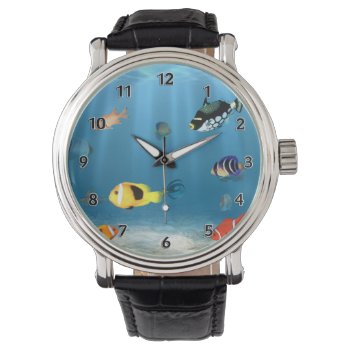 Fish In The Ocean Watch by bonfireanimals at Zazzle