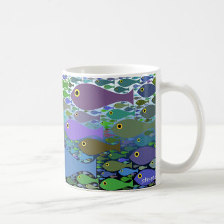 fish in the sea coffee mug