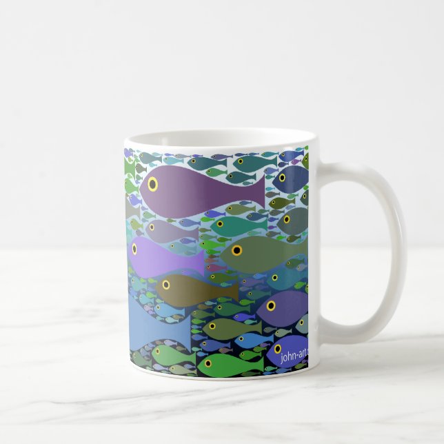 fish in the sea coffee mug (Right)