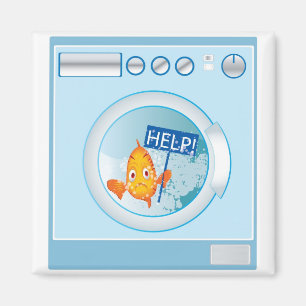 fish in washing machine magnet