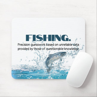 Fish In Water with Quote Mouse Pad