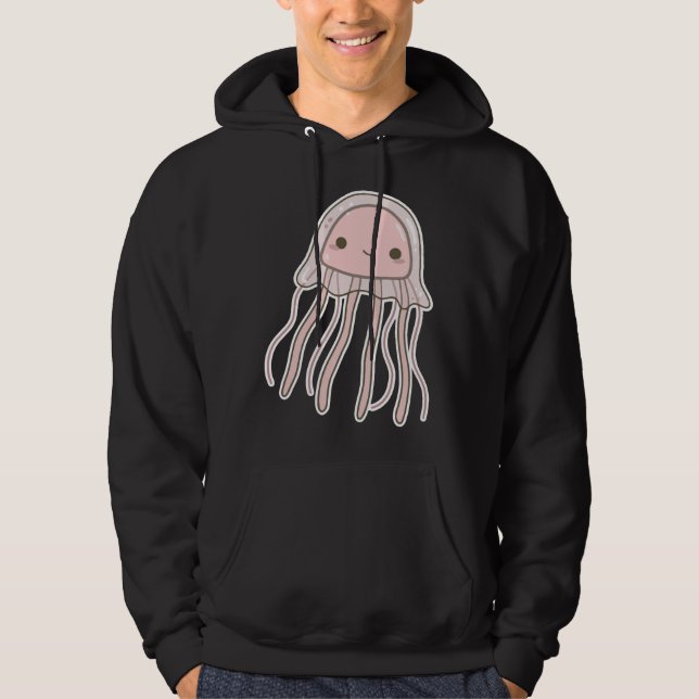 Fish Jellyfish 93 Hoodie (Front)