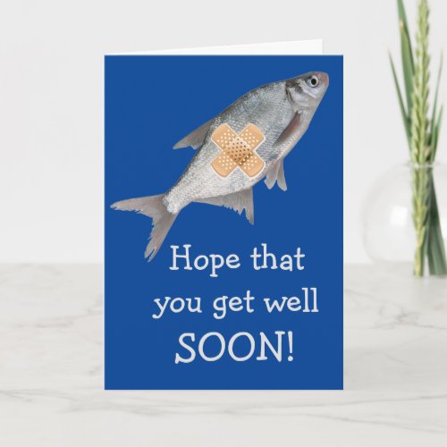 Fish Joke Get Well Card
