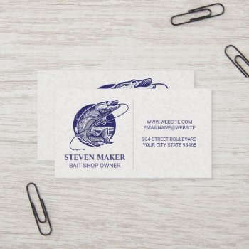 Fish Jumping Out Of Water Business Card by lovely_businesscards at Zazzle