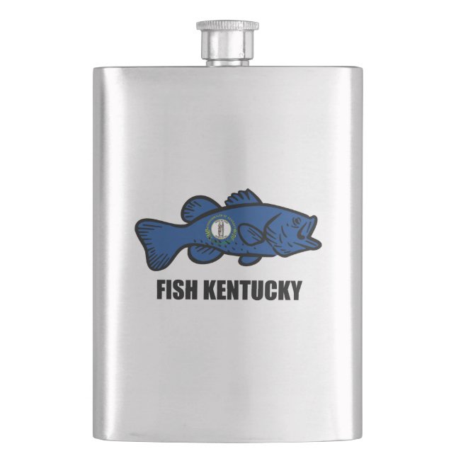 Fish Kentucky Flask (Front)