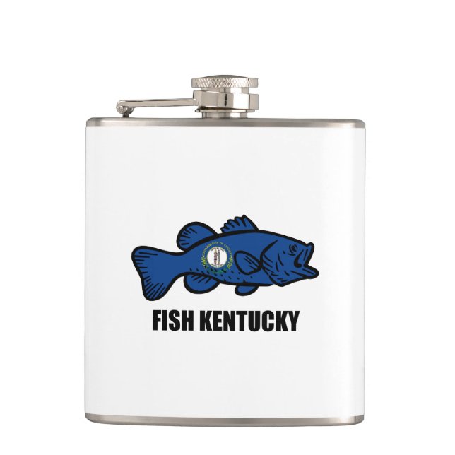 Fish Kentucky Flask (Front)