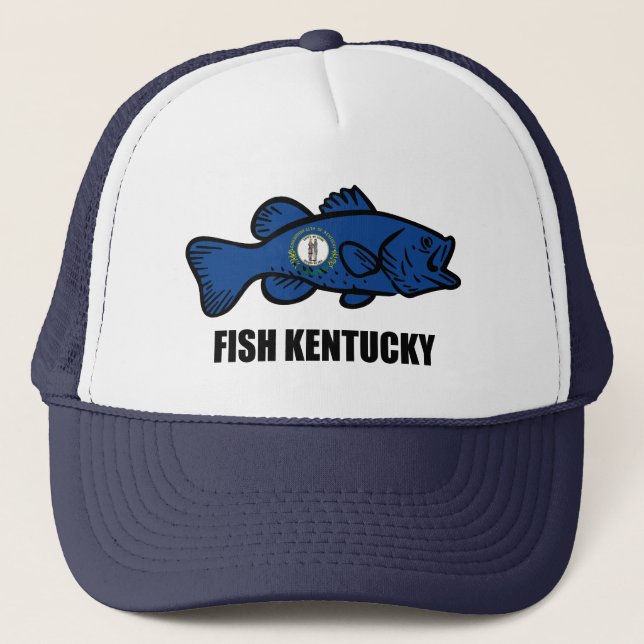 Fish Kentucky Trucker Hat (Front)