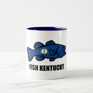 Fish Kentucky Two-Tone Coffee Mug