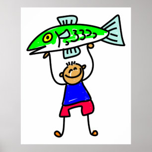 Fish Kid Poster