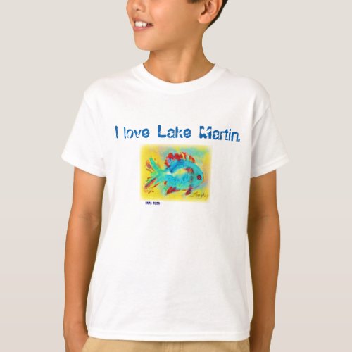 Fish Kids T_shirt Lake Martin Alabama