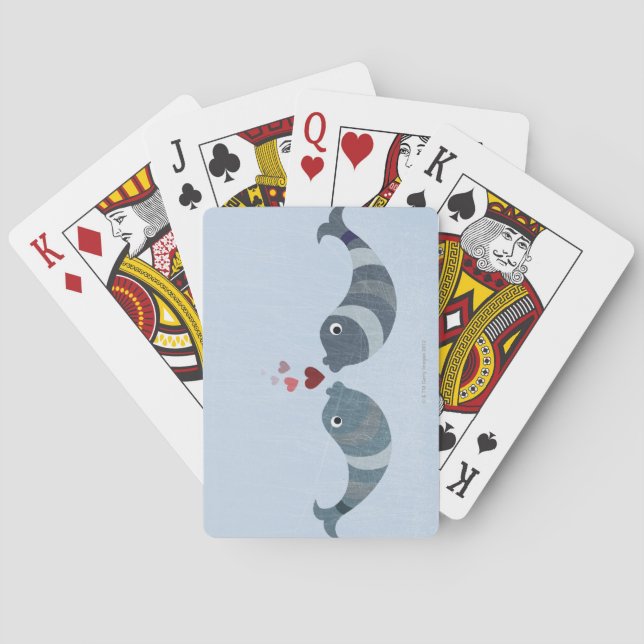 Fish Kissing Poker Cards (Back)