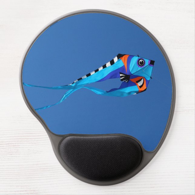 Fish Kite Mousepad with Wrist Rest (Front)
