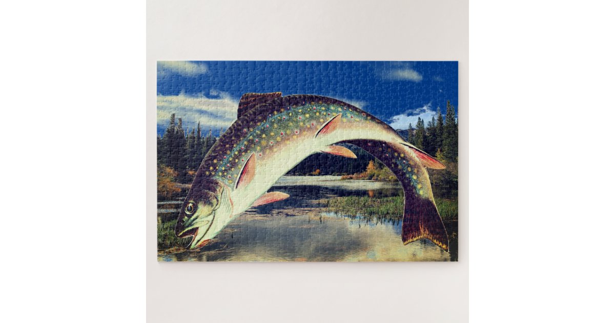 Fish Lake Trout Jigsaw Puzzle Zazzle