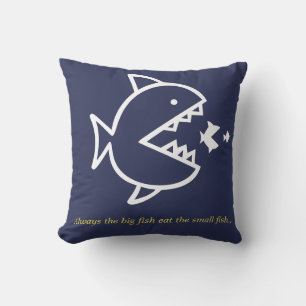 Fish Large Throw Pillow