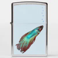 Fly Fisherman Black Zippo Lighter