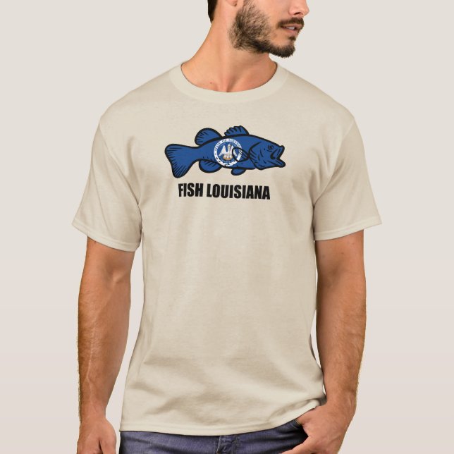Fish Louisiana T-Shirt (Front)