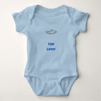 Funny Fly Fishing Baby Bodysuit, Zazzle