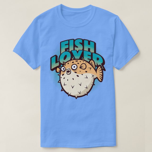 Fish Lover T-Shirt (Design Front)