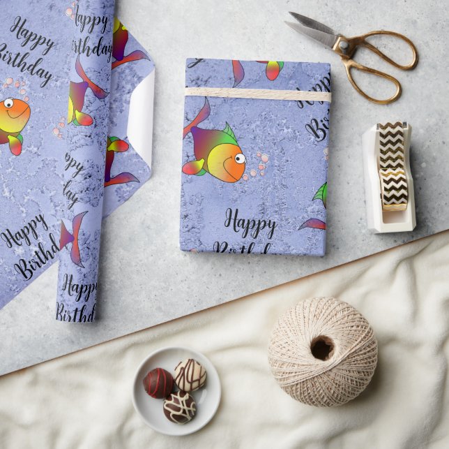 Fish lover  wrapping paper (Crafts)