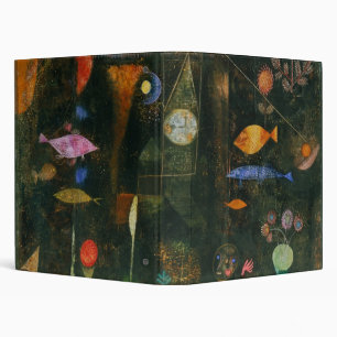 Fish Magic - Paul Klee 3 Ring Binder