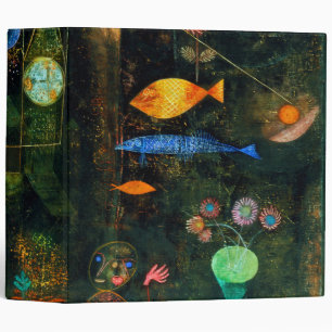 Fish Magic, Paul Klee 3 Ring Binder