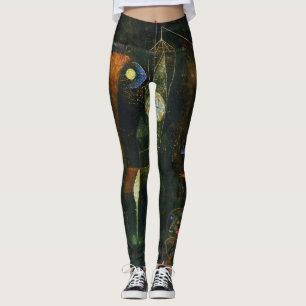 Fish Magic, Paul Klee Abstract Art Leggings
