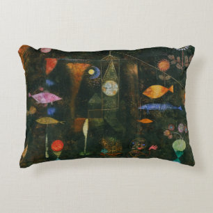 Fish Magic - Paul Klee Accent Pillow