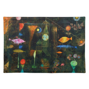 Fish Magic, Paul Klee Cloth Placemat