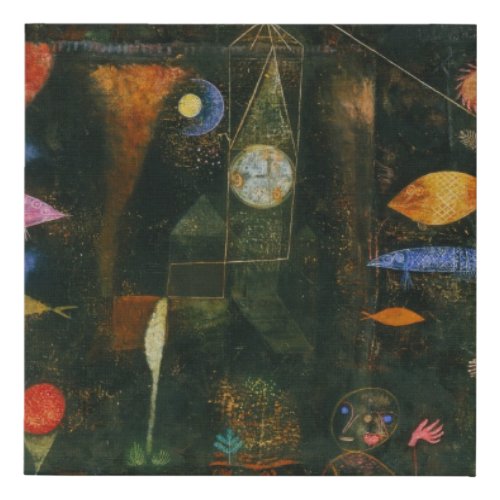 Fish Magic _ Paul Klee Faux Canvas Print