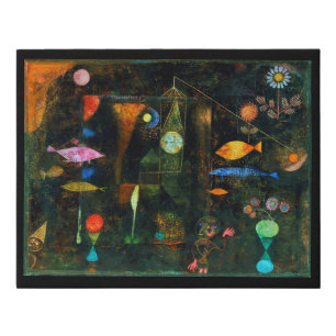 Fish Magic, Paul Klee Faux Canvas Print