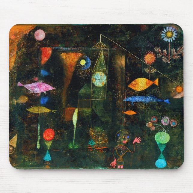 Fish Magic, Paul Klee Mouse Pad (Front)