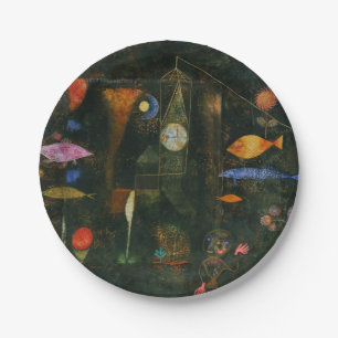 Fish Magic - Paul Klee Paper Plates