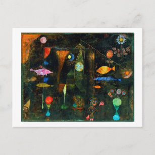 Fish Magic, Paul Klee Postcard