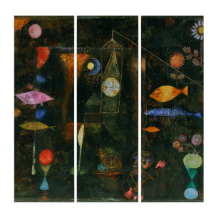 Fish Magic - Paul Klee Triptych