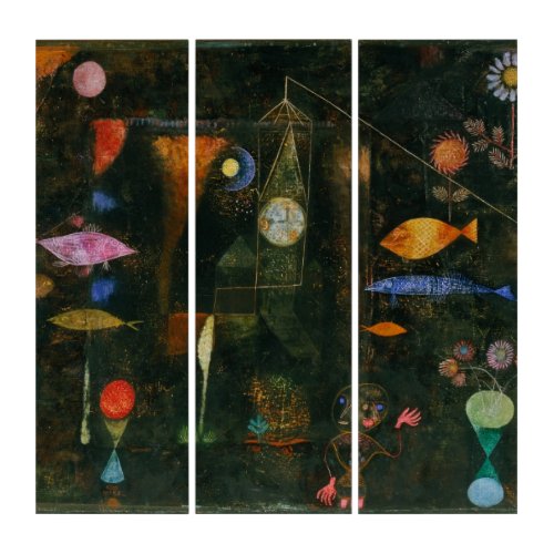 Fish Magic _ Paul Klee Triptych