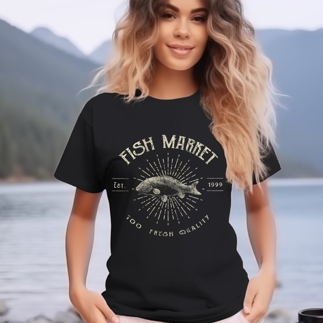 Fish Market 100 Fresh Quality T-Shirt (Creator Uploaded)
