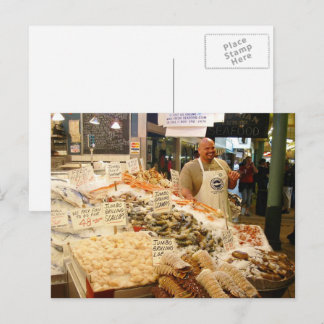 Fish Market Seattle Washington Postcard