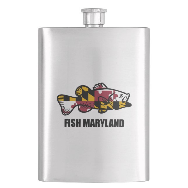 Fish Maryland Flask (Front)