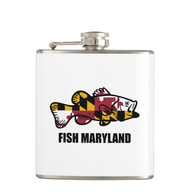 Fish Maryland Flask (Front)