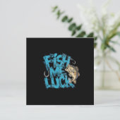 Fish Me Luck Graffiti Bass Art (Standing Front)