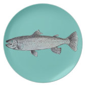 Fish Melamine Plate (Front)