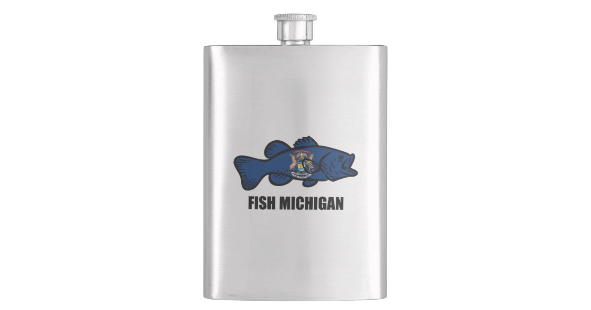 Fishing Flask, Zazzle