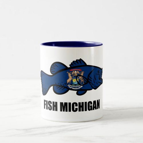 Fish Michigan Two_Tone Coffee Mug